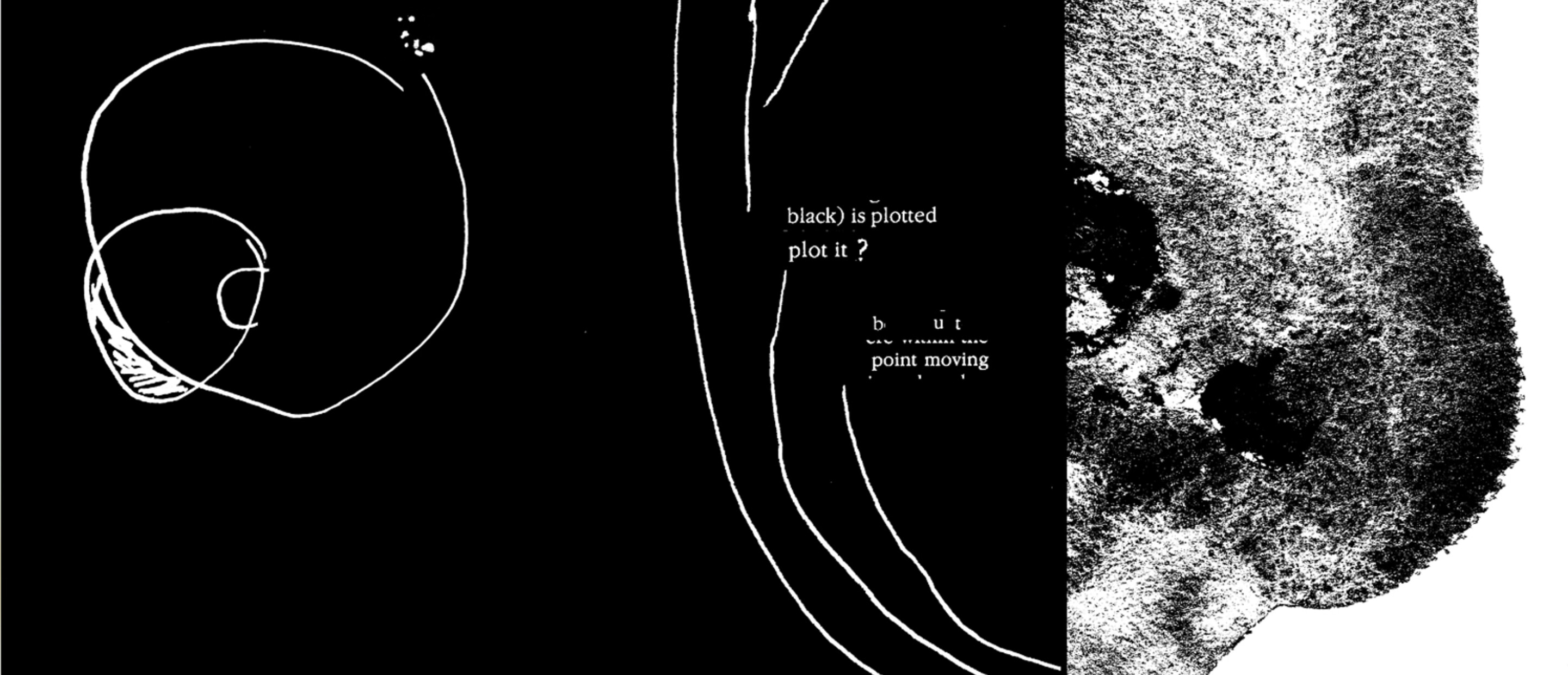 black and white two dimensional work of art