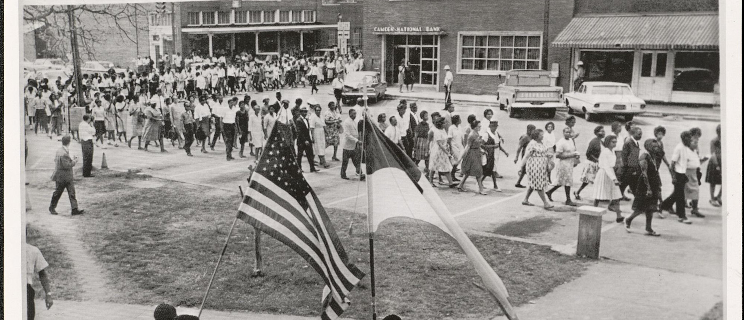 citizens marching
