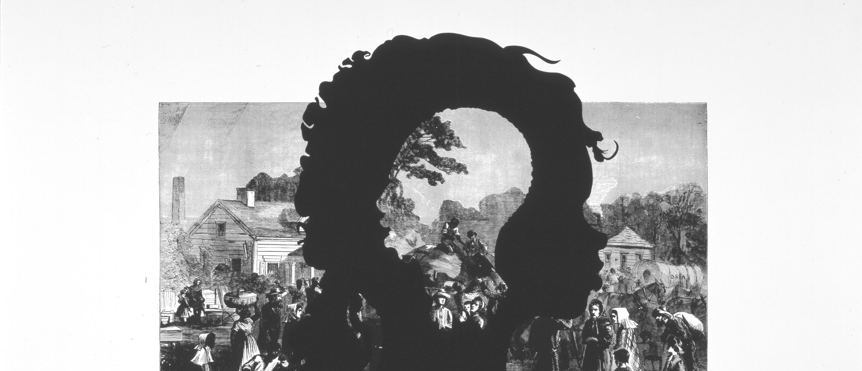 silhouette portrait