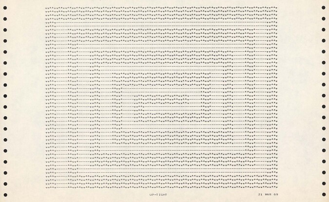 computer print out