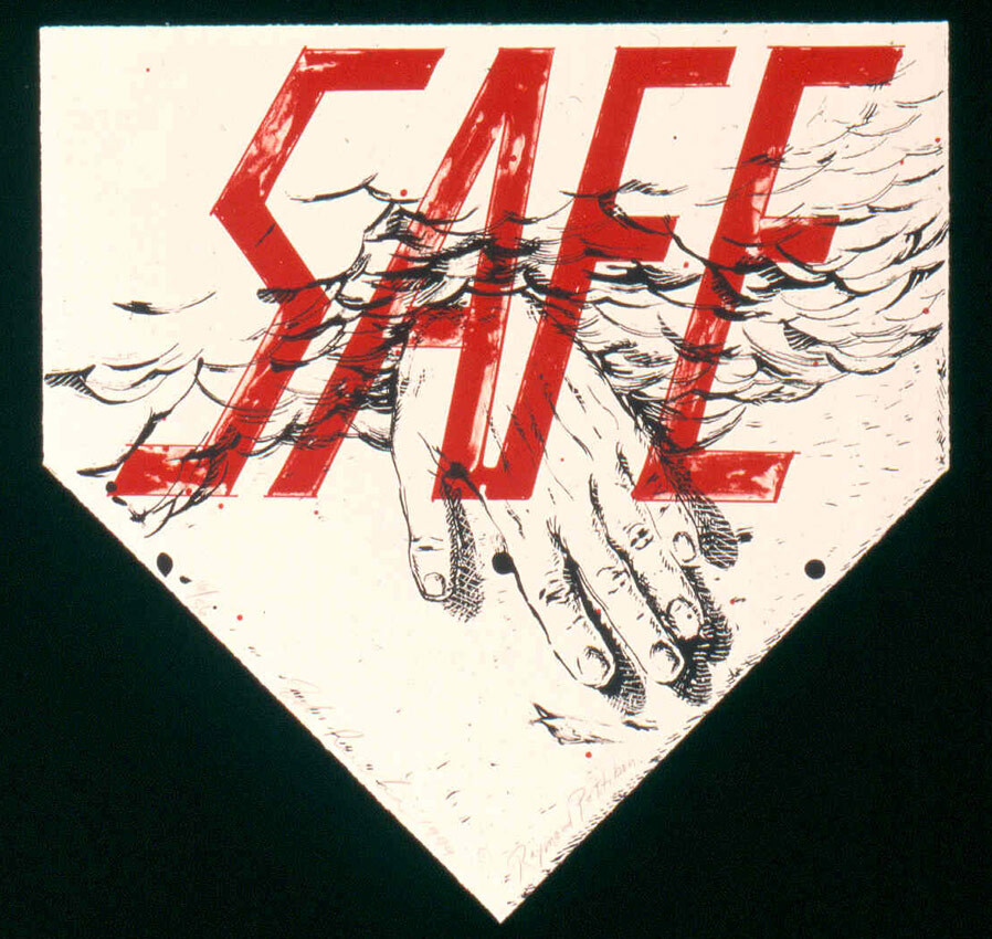 Raymond Pettibon/Ed Ruscha, SAFE, 1999