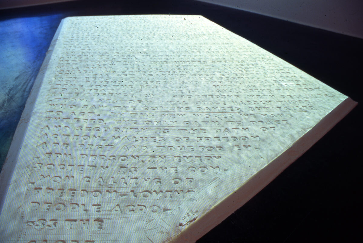 Installation view at Pomona College Museum of Art. 1