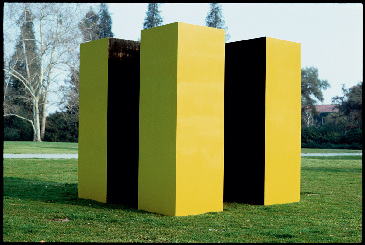 Chris Burden, Untitled, 1967. Oil on plywood. 72 x 72 x 72 in. (180 x 180 x 180 cm). © Chris Burden. Photograph courtesy of the artist.