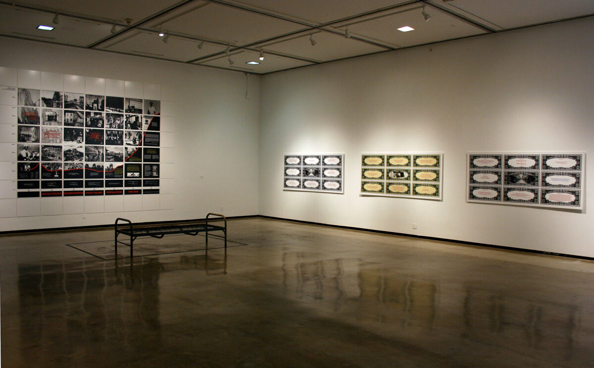 Installation view at Pomona College Museum of Art. View 3.
