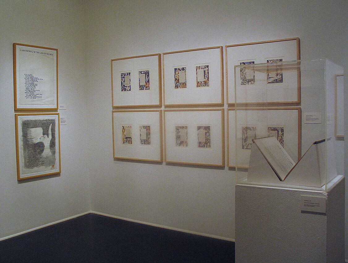 Denise Marika, Unearthed , 2001, Video projection and clay