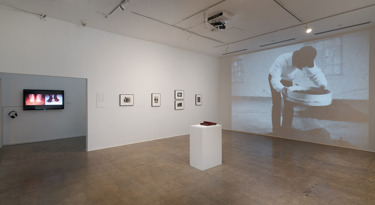 Installation View of Project Series 46: Hirokazu Kosaka: On the Verandah Selected Works 1969 - 1974 at the Pomona College Museum of Art. Photo Credit: Robert Wedemeyer. View 4.