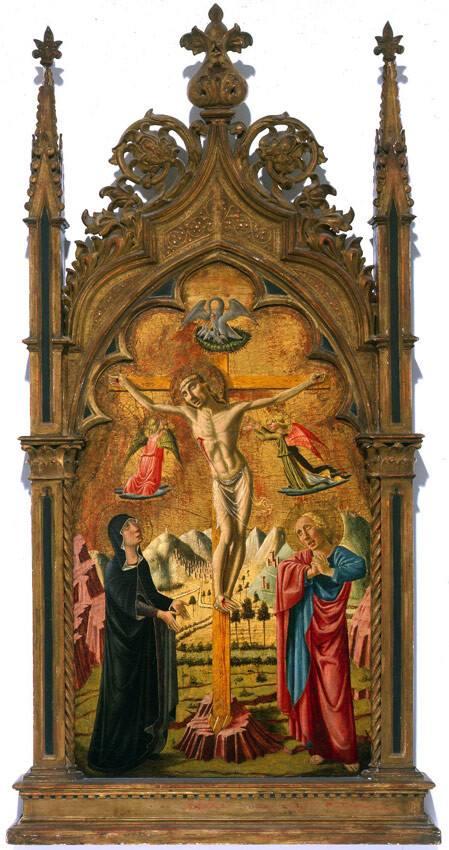 Niccolo da Foligno, Crucifixion, c. 1470, Tempera on Panel