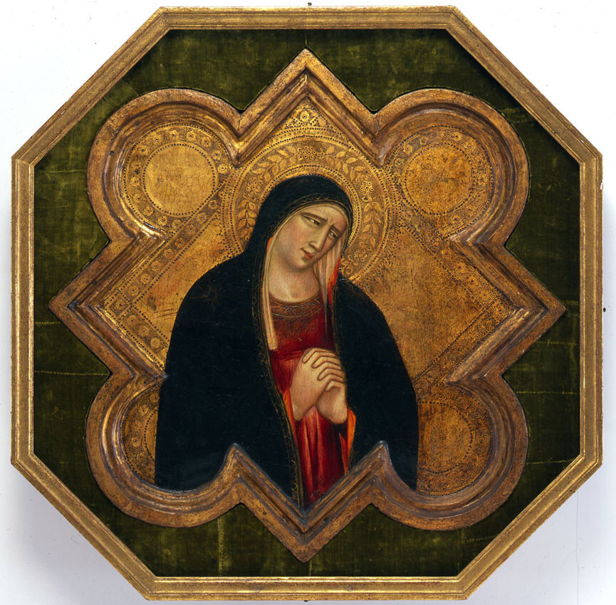 Unknown Florentine School, The Mourning Madonna c. 14th, Tempera on Panel