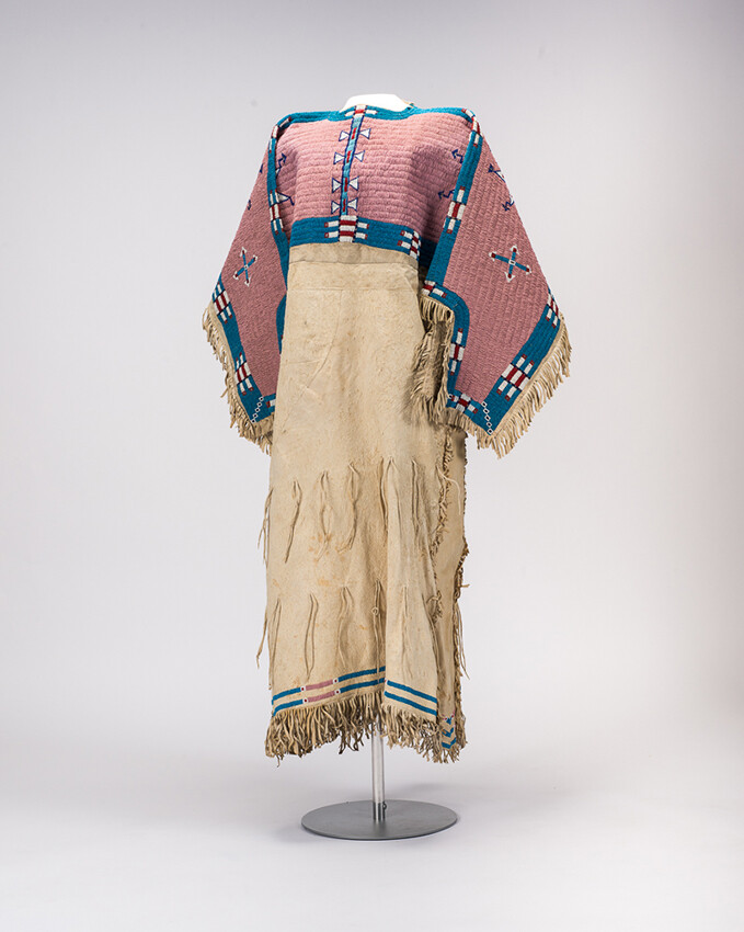 Lakota Sioux, Ceremonial robe, late 19th century, Pomona College Collection. Gift of Mrs. Edward H. Angle