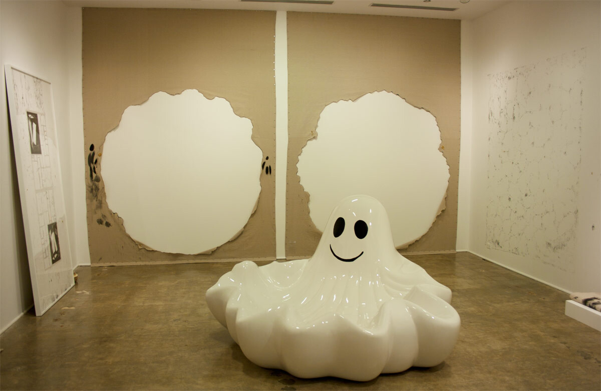 Installation view at the Pomona College Museum of Art. View 1.