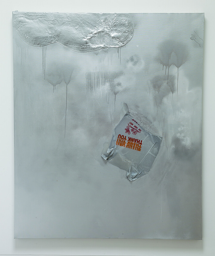 Thank You, 2014. Mixed media on canvas, 72 x 60 in. Courtesy the artist and Honor Fraser Gallery, Los Angeles