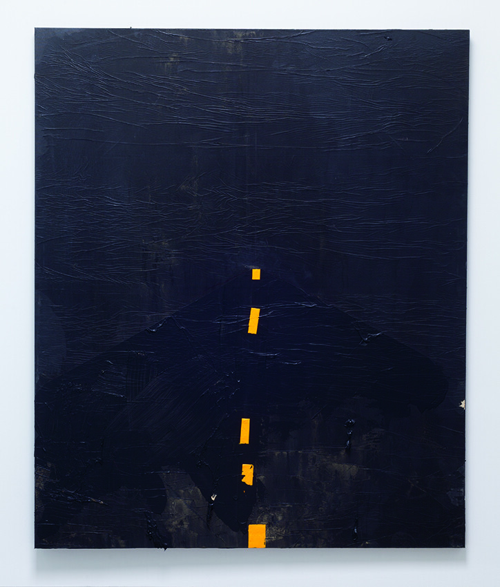 Road: E Avenue J, 2014. Mixed media on canvas, 72 x 60 in. Courtesy the artist and Honor Fraser Gallery, Los Angeles