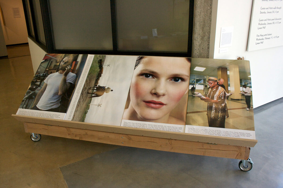 Installation view at the Pomona College Museum of Art. View 1.