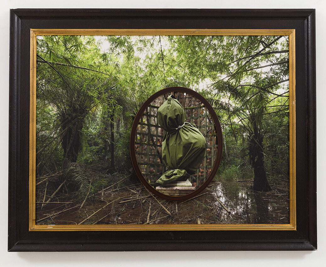 Multiple photographs in individual frames composited together