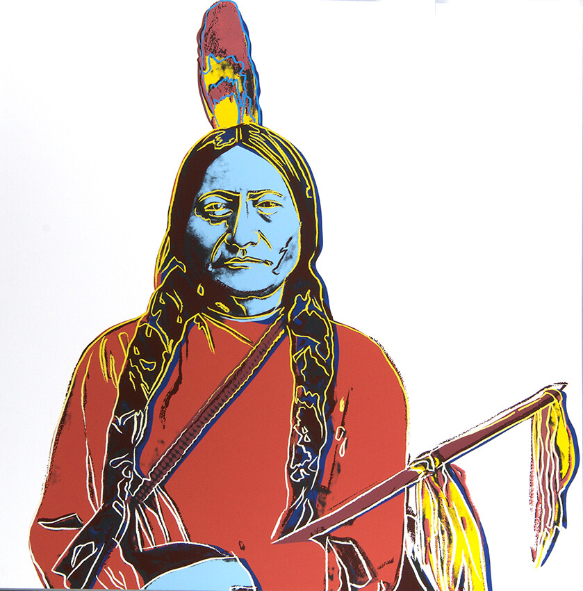 Andy Warhol Sitting Bull 1986