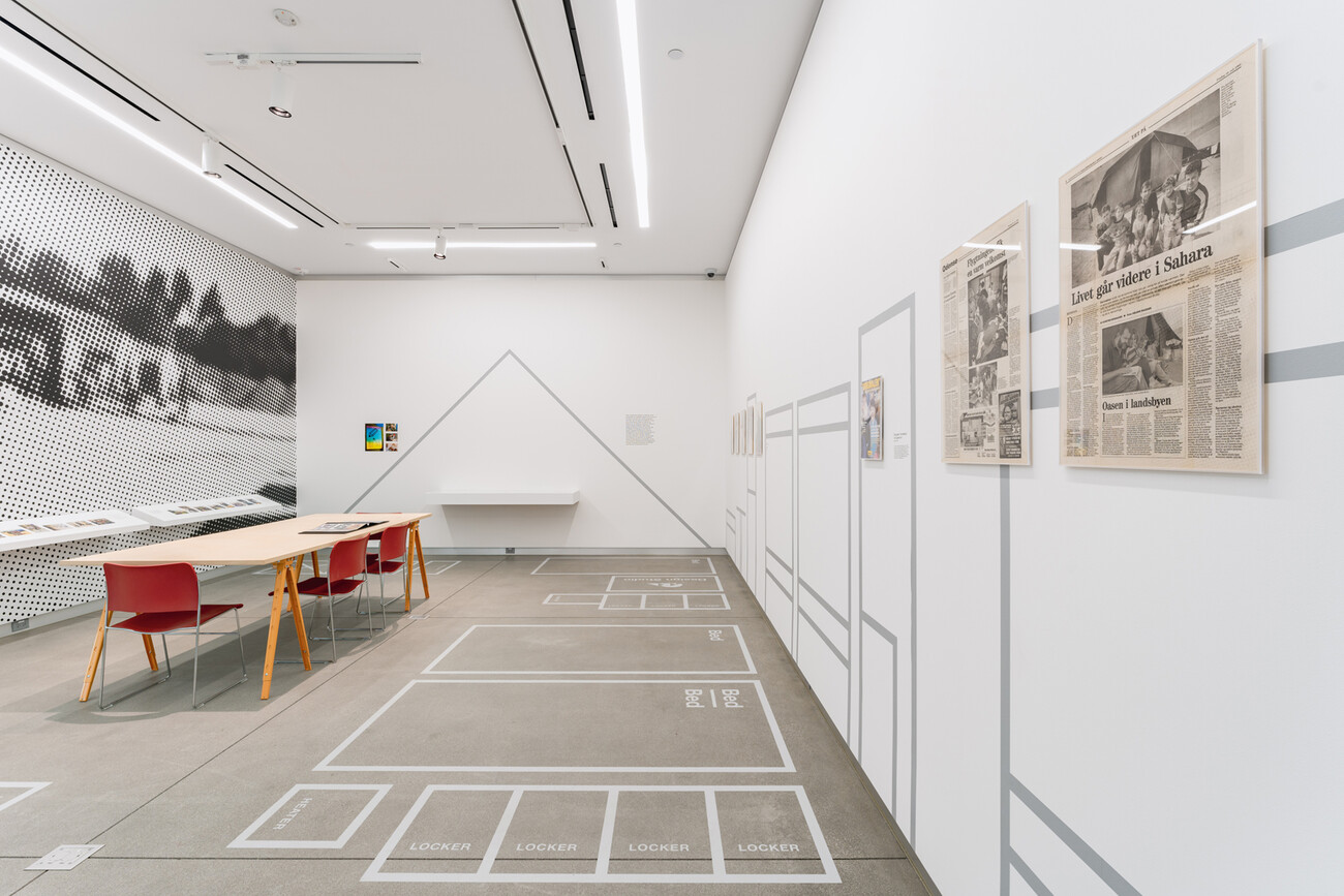 installation view of art exhibition