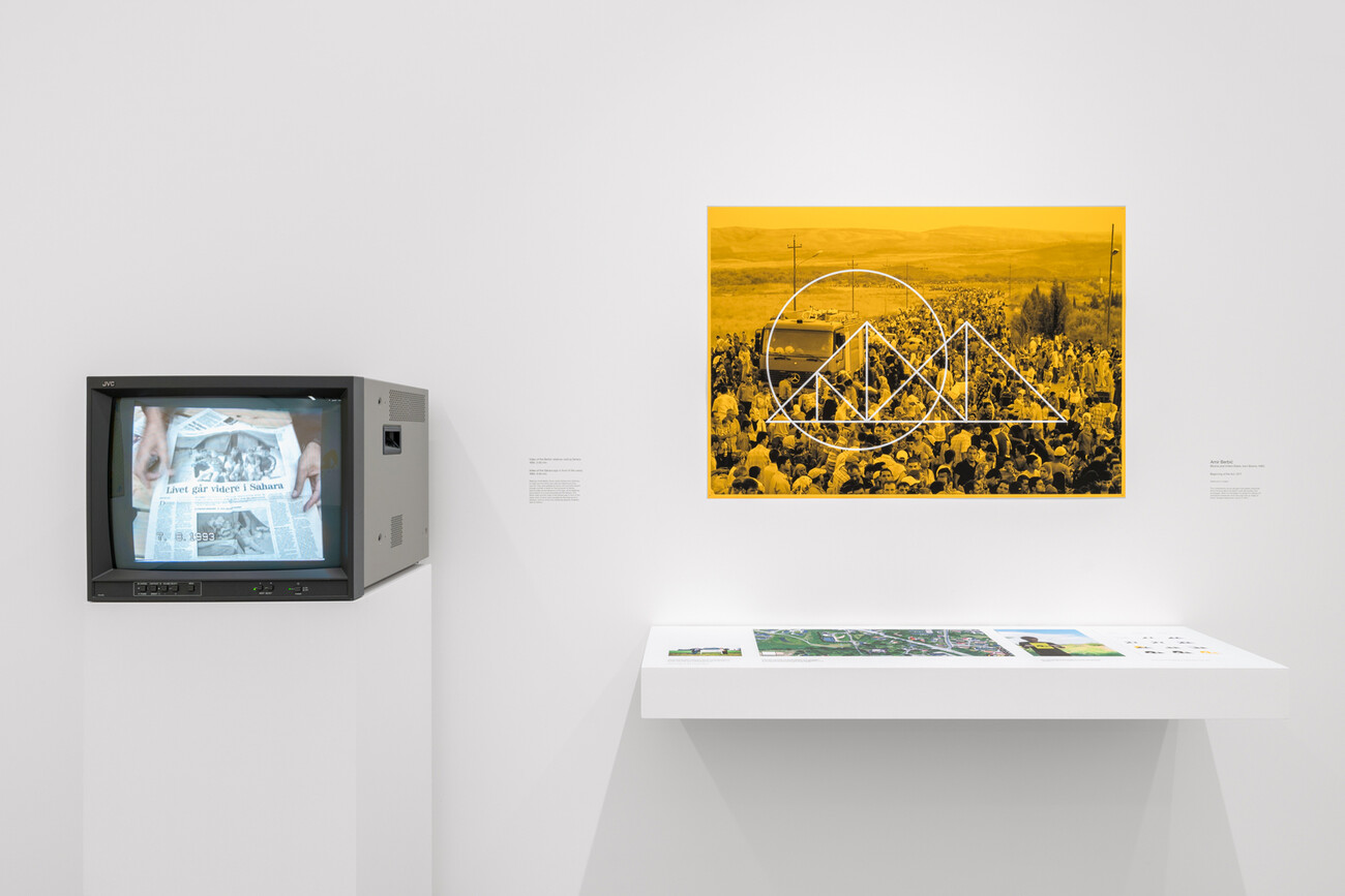 installation view of art exhibition