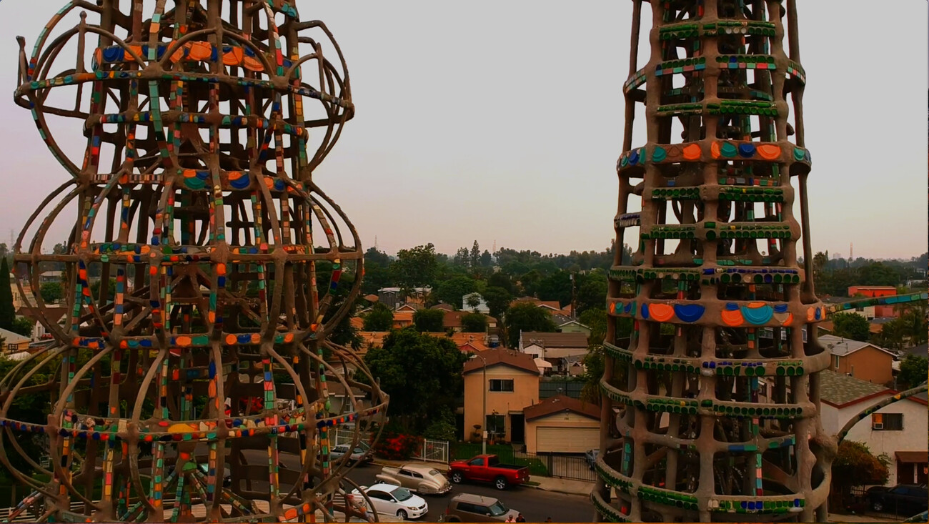 image of watt's towers