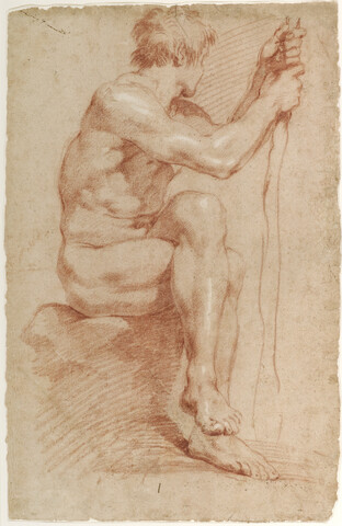 seated male figure