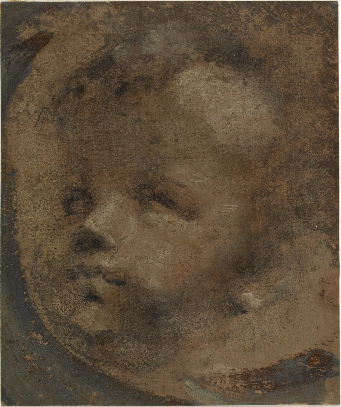drawing of childs face