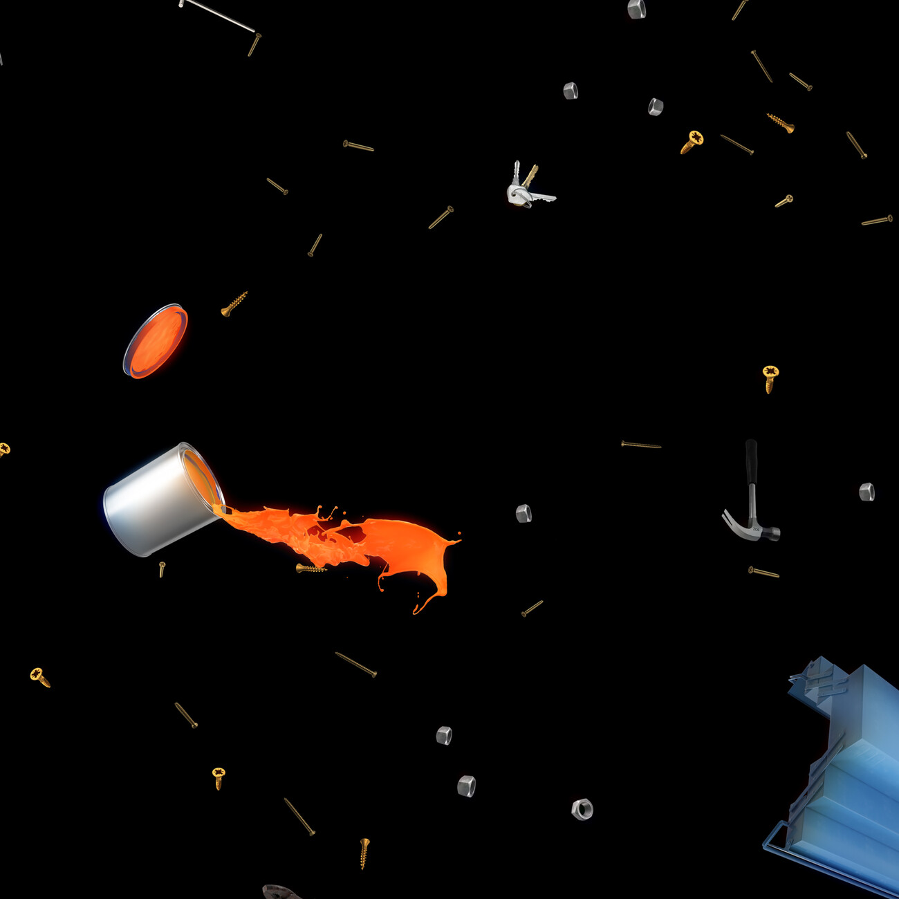 paint scatter