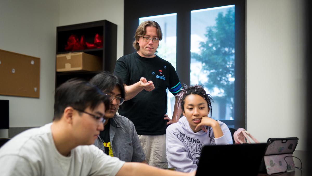 Professor Joseph Osborn and Summer Undergraduate Research Program (SURP) students