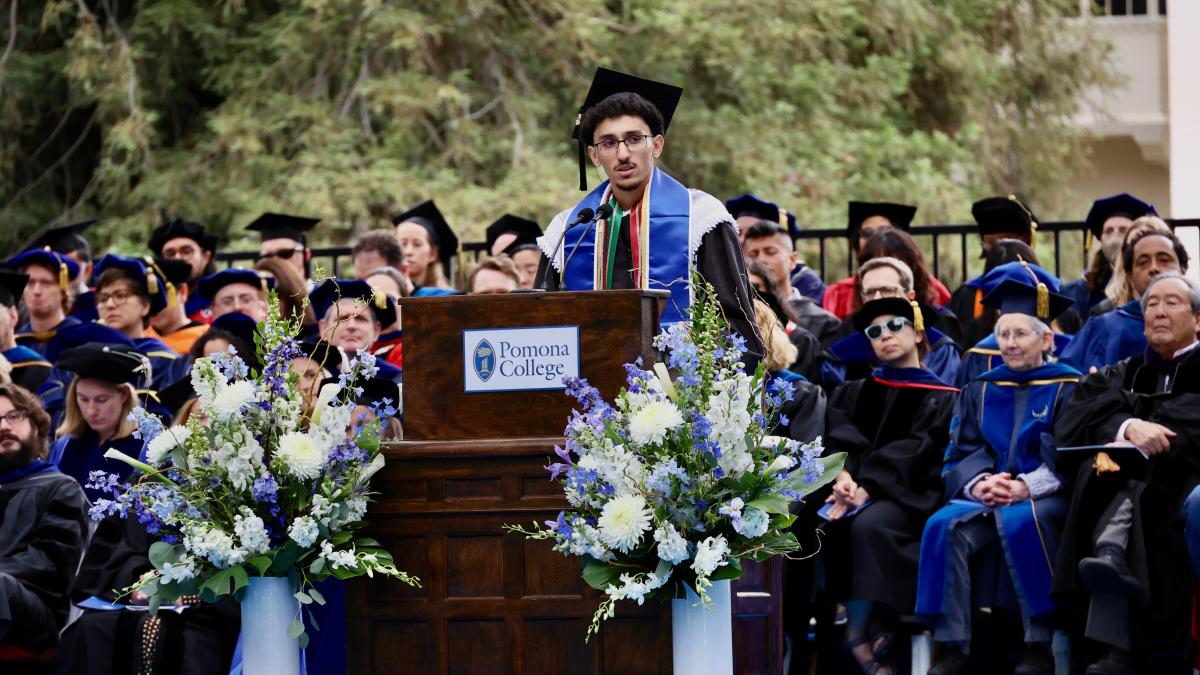 A student speaks