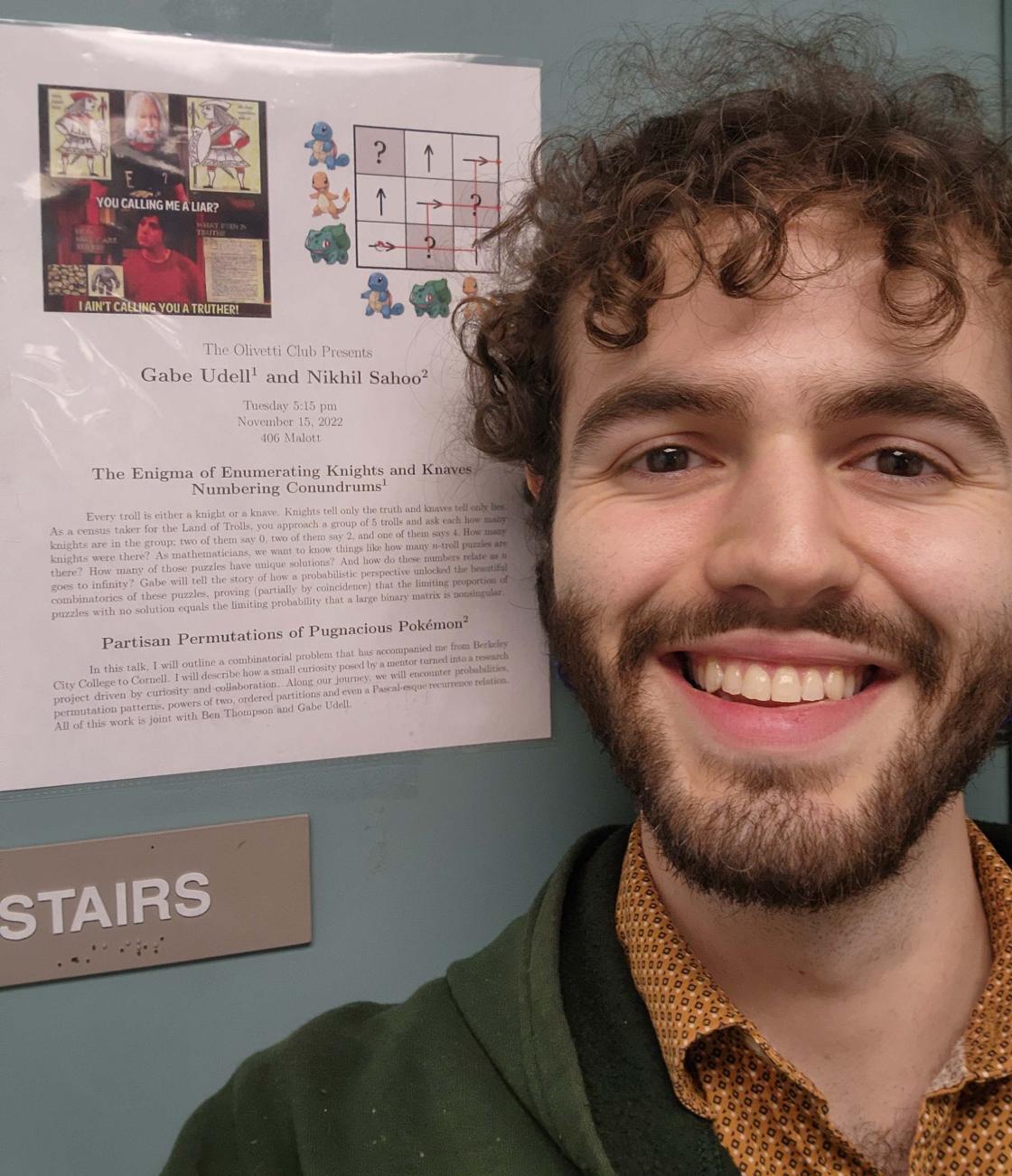 Headshot of Gabe Udell at a research conference