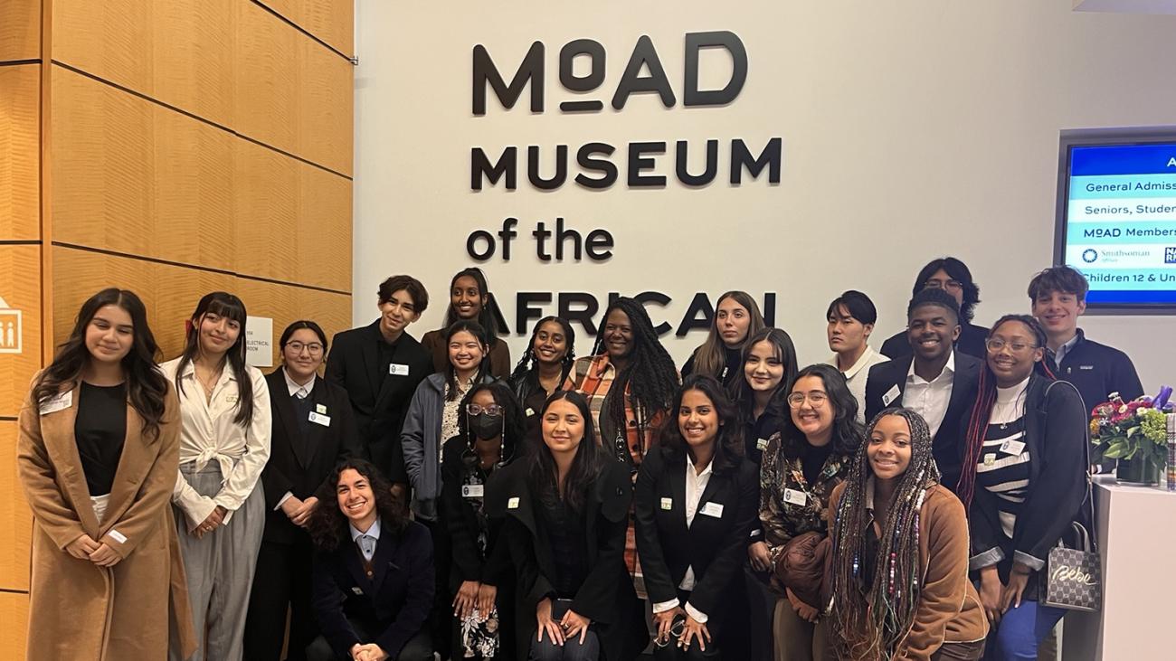 Pomona Smart Start Fellows at Museum of the African Diaspora