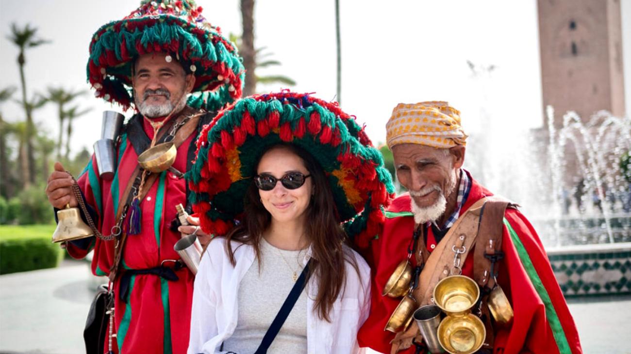 photo of student Allie Wong class of 2025 in Morocco