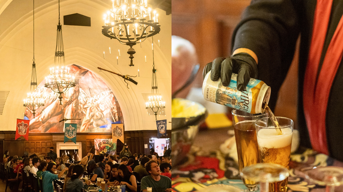 Harry Potter holiday dinner at Frary Dining Hall
