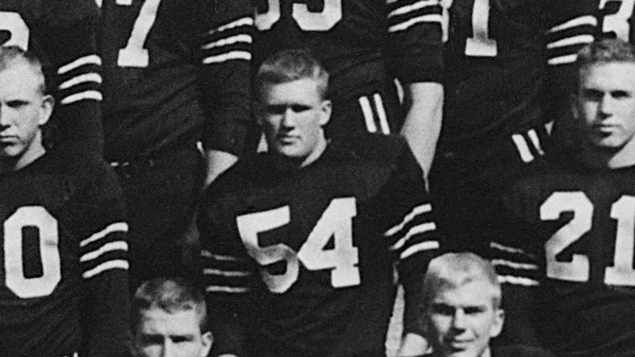 Kris Kristofferson on the football team