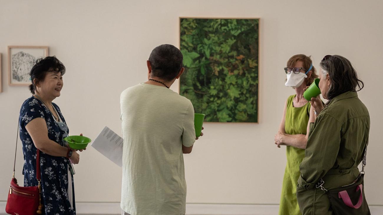 Gallery talk and reception for Lush Matter