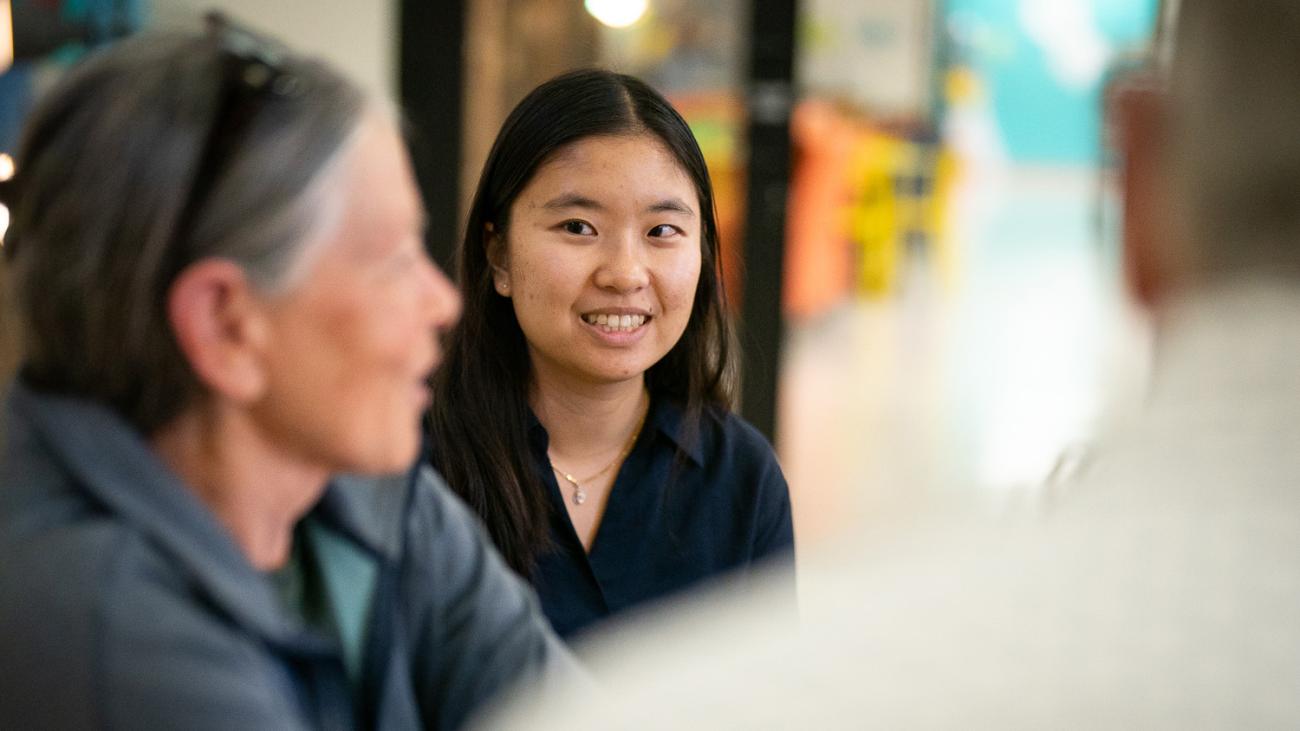 Serena Lin '25 at The Hive