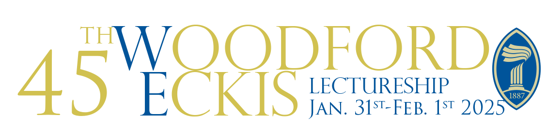 Logo for Woodford Eckis Lectureship