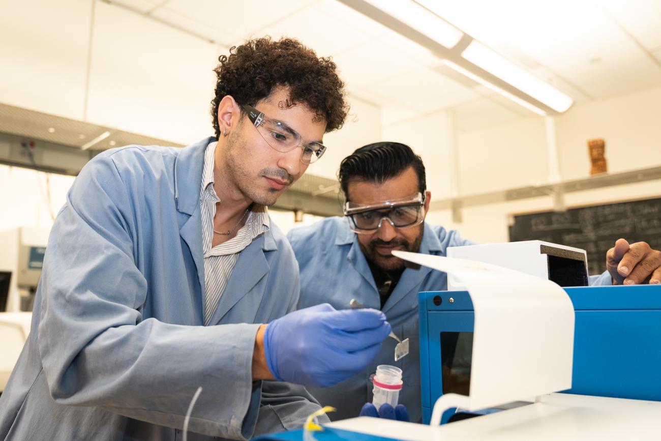 Sebastian Kinzie, left, and Malkiat Johal