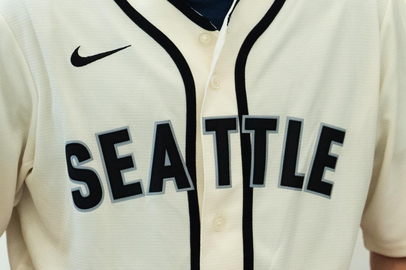 A baseball jersey