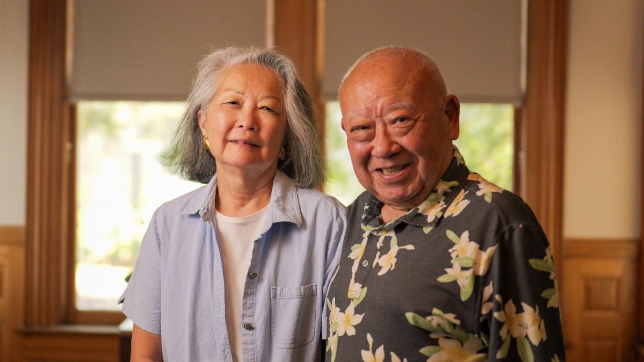 Headshot of Ted Tsukahara and his wife