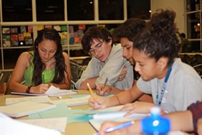 Students Studying Together