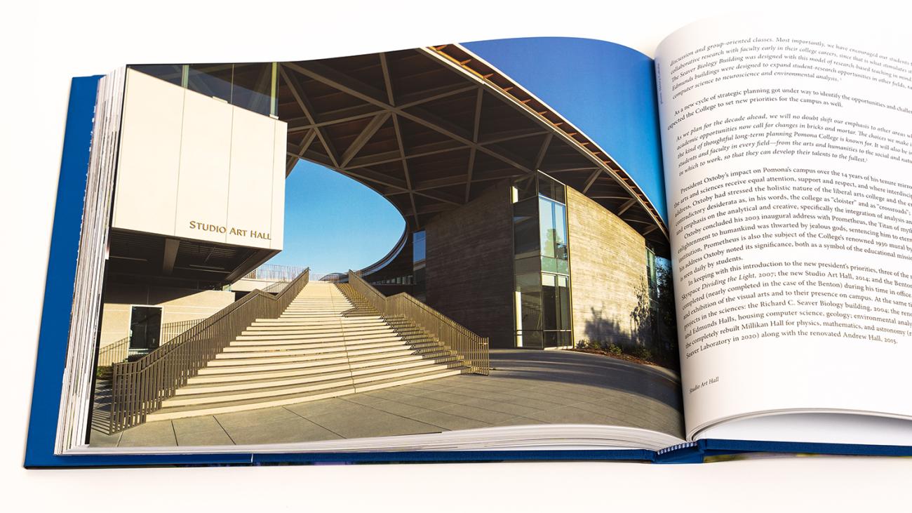photo of the studio art building at Pomona College