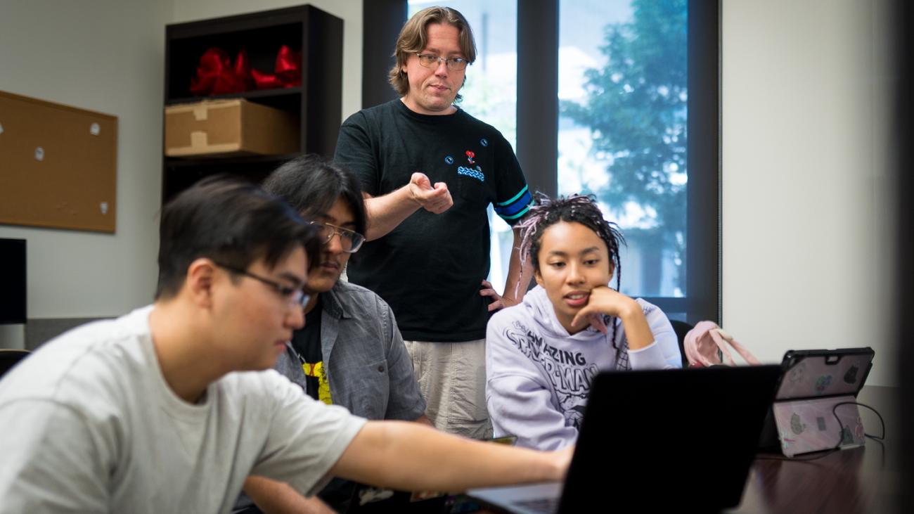 Joseph Osborn and students