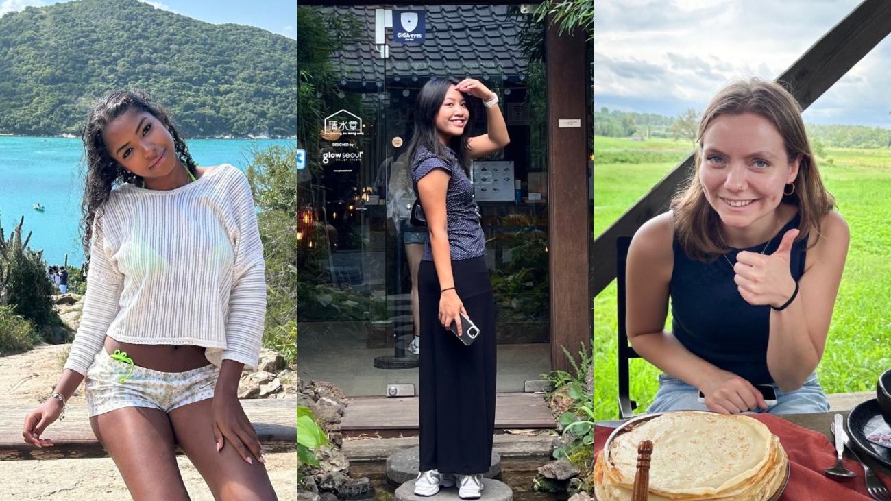 Zena Almeida-Warwin ’28, Dannhi Nguyen ’27 and Jonna Sobeloff-Gittes ’25