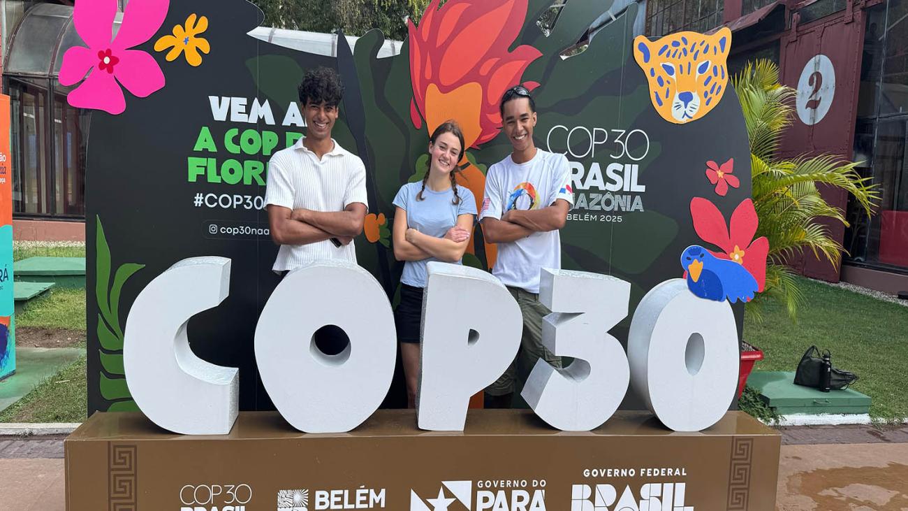 Students at COP30