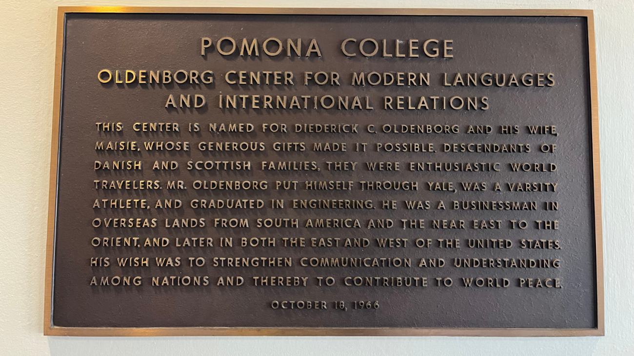Oldenborg plaque