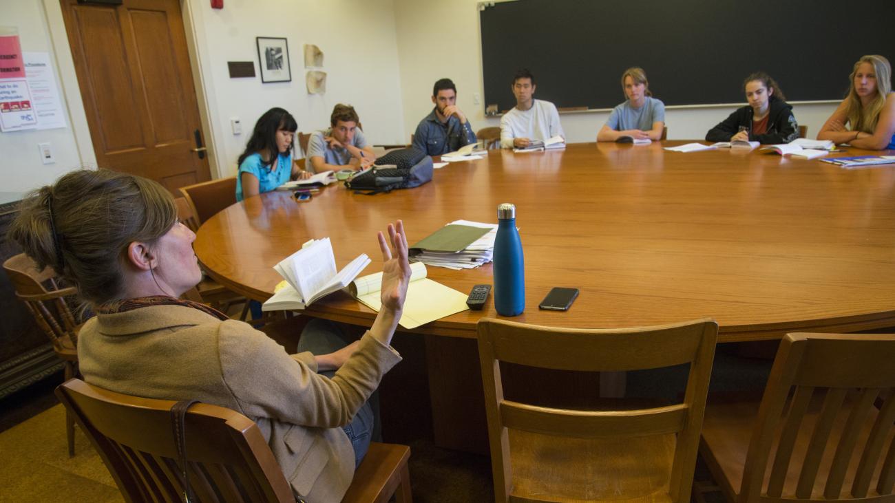 Professor Rosenfeld in Class